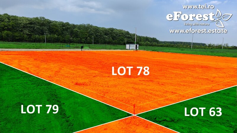 Profita acum de oferta de Paste! Loturi de casa langa padure, eForest